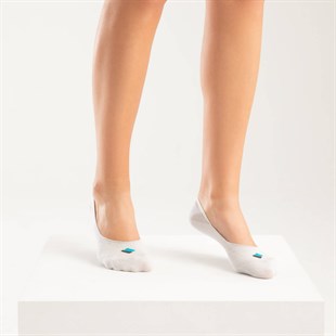 Koku Yapmayan Babet Kadın Füme Gümüş Çorap 3'lü Paket