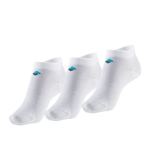 Koku Yapmayan Patik Kadın Beyaz Gümüş Çorap 3lü Paket